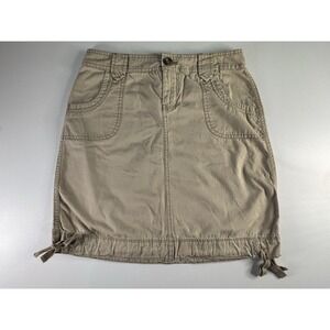 Old Navy perfect pencil skirt favorite khaki size 0 soft stretch EUC